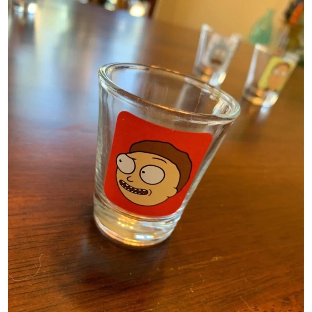 Rick And Morty 1.5oz Glassware‎ Set - 4 Shot Glasses NEW